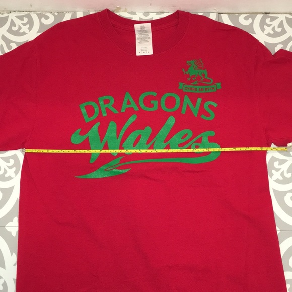 Dragons Wales T shirt Medium - Picture 7 of 8